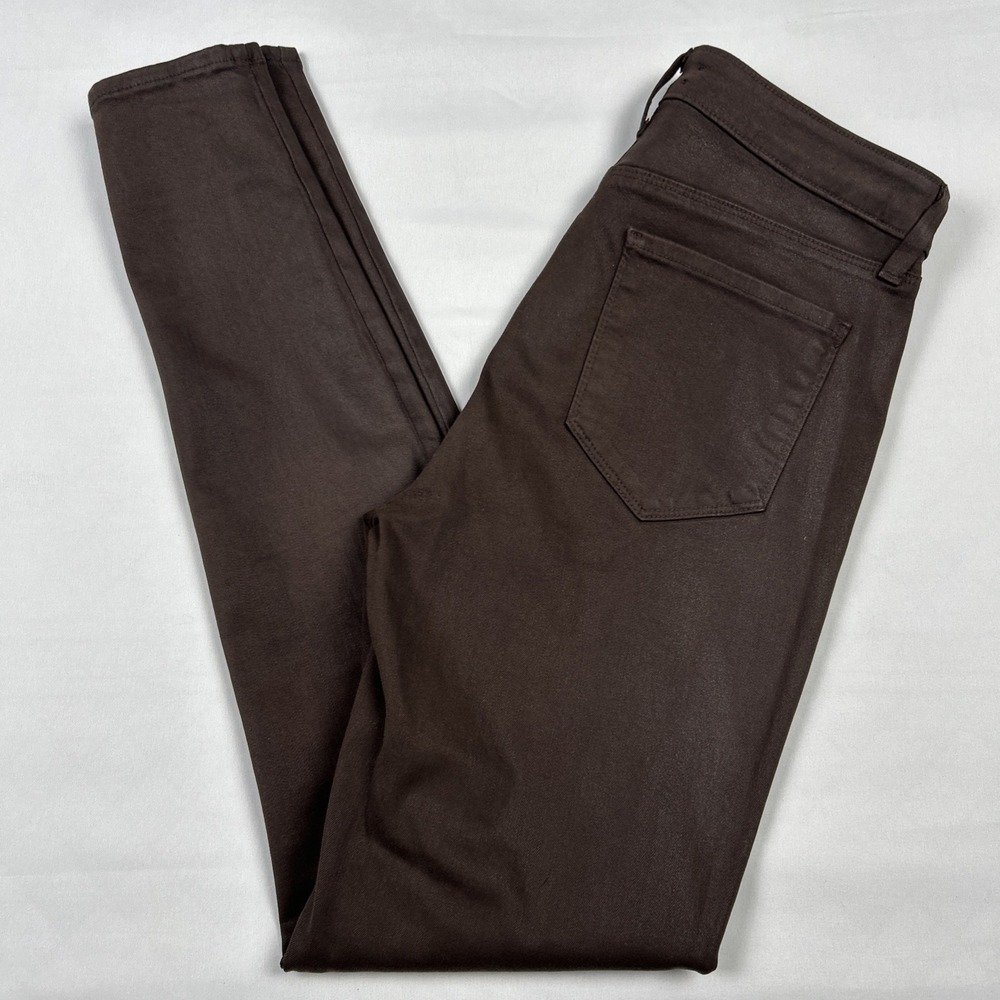 L'Agence Marguerite Jeans Womens 30 Chocolate Brown Skinny High Rise Stretch USA